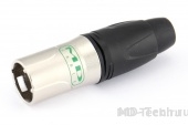 MD Cable XDC3M Разъем XLR (Папа) /Premium класс/ 