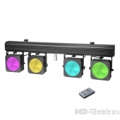 Cameo MULTI PAR COB 1 Компактная система 4-мя светодиодными светильниками ( 4 х 1 x 30Вт COD RGB) с транспортным чехлом.