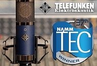Микрофон TELEFUNKEN TF11 получил награду TEC 2022 года