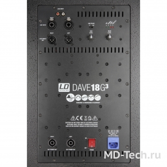 LD Systems DAVE 18 G3  Активная РА  система с звуковым давлением до 135 dB.