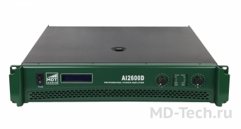 MDT Audio AI2600D Профессиональный 2-канальный усилитель с ЖК-дисплеем