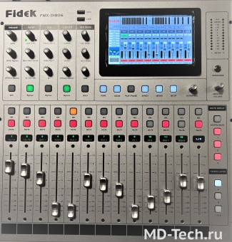Fidek FMX-1806 - цифровой микшерный пульт, 16 аналоговых входов